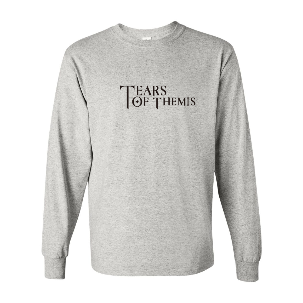 Men's Tear Of Themis Logo Gildan Heavy Cotton Long Sleeve T-Shirt