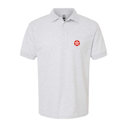 Men's Texaco Logo Gildan Dry Blend Jersey Polo