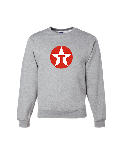 Men's Texaco Logo  JERZEES NuBlend Crewneck Sweatshirt
