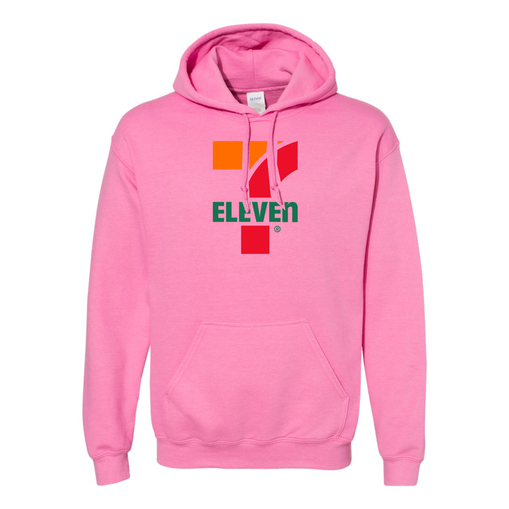 Men's 7 Eleven Logo Gildan  Heavy Blend Hooded Sweatshirt