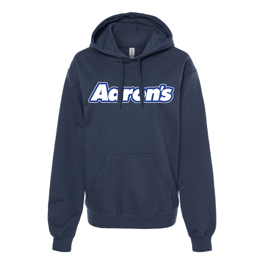 Men's Aaron_s Logo Softstyle Midweight Hooded Sweatshirt