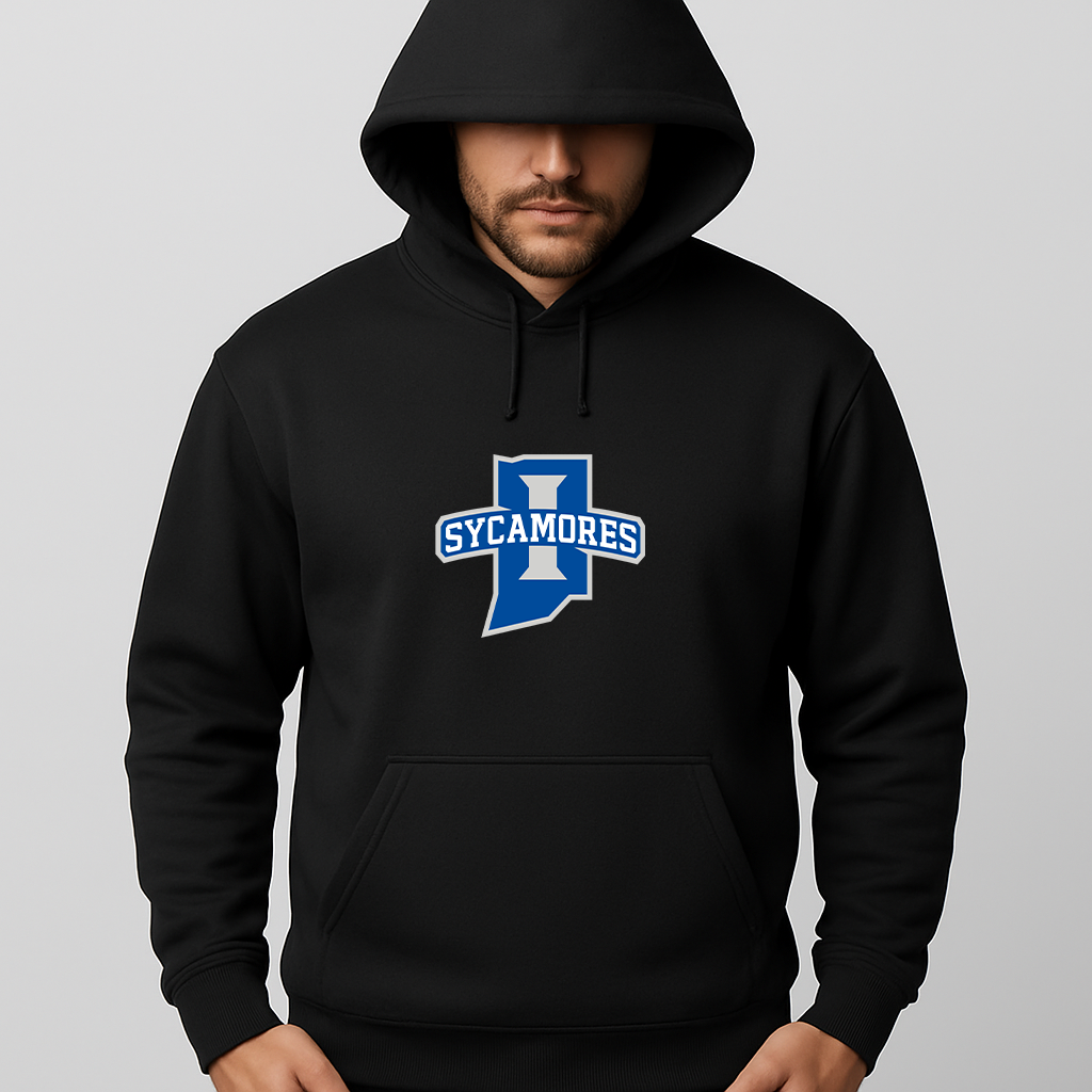 Men's Indiana State Sycamores Logo Pullover Hoodie