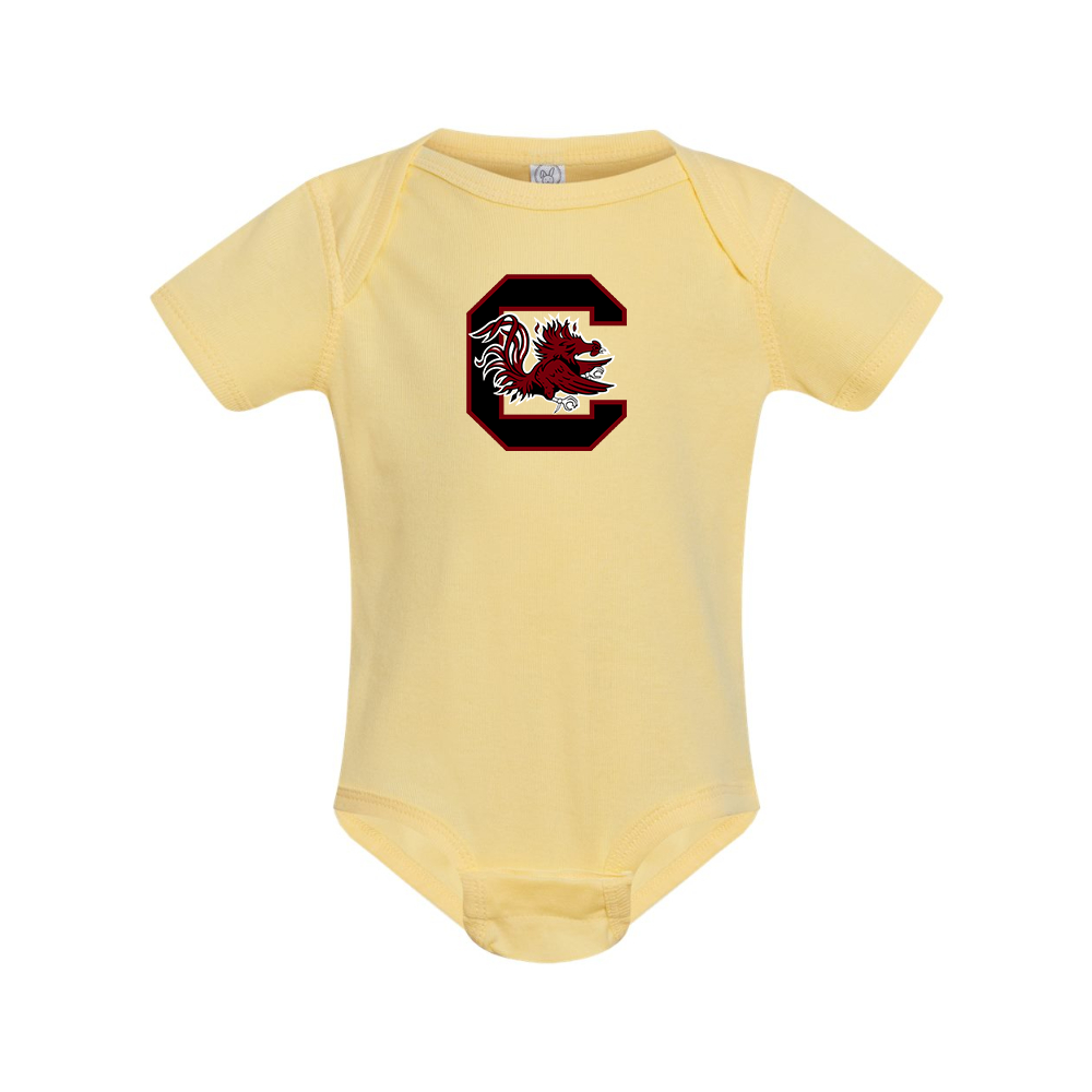 South Carolina Gamecocks Logo Rabbit Skins Infant Baby Rib Bodysuit