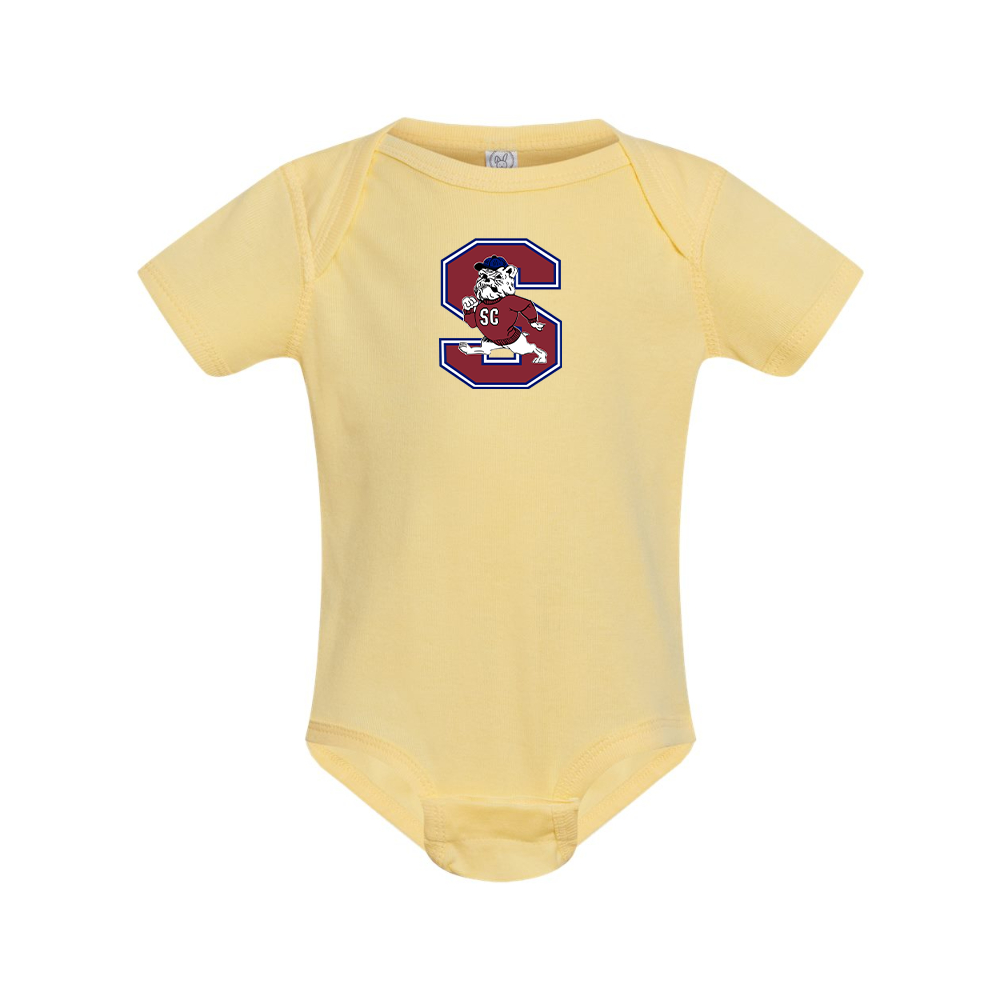 South Carolina State Bulldogs Logo Rabbit Skins Infant Baby Rib Bodysuit