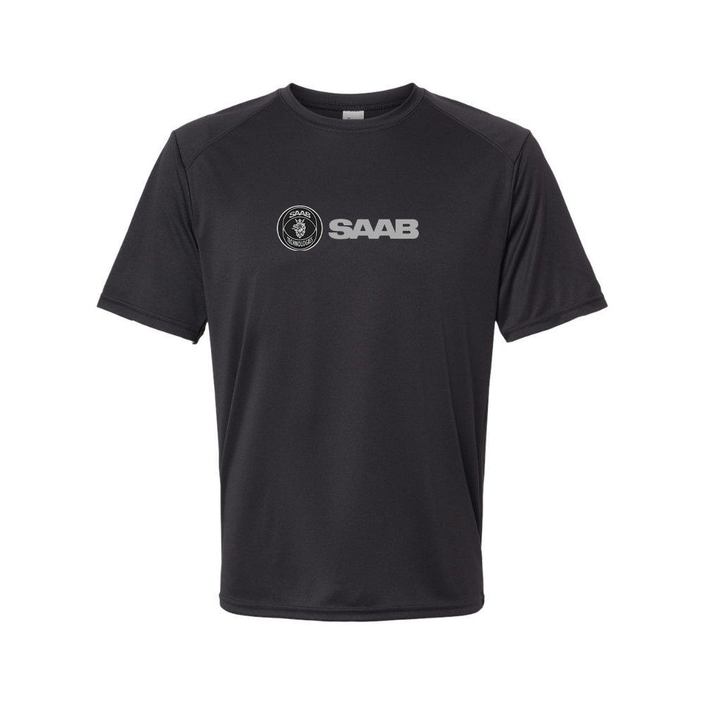 Men's Saab Logo Polyester T-Shirt