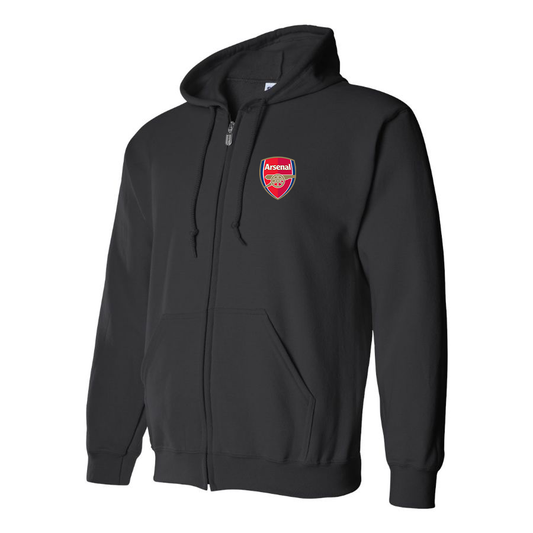 Men's Arsenal Soccer Zipper Hoodie
