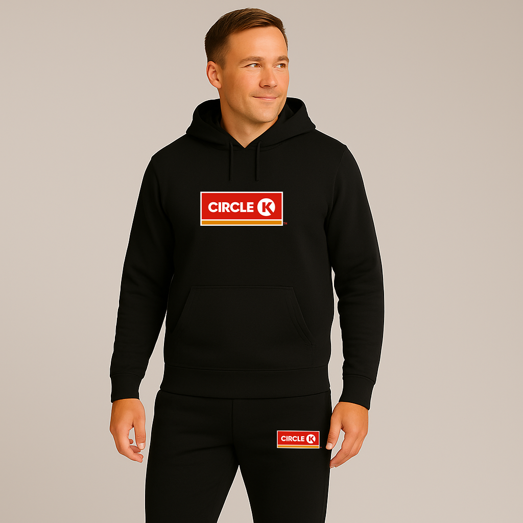 Men's Circle K Gas Station  Hoodie Joggers Set