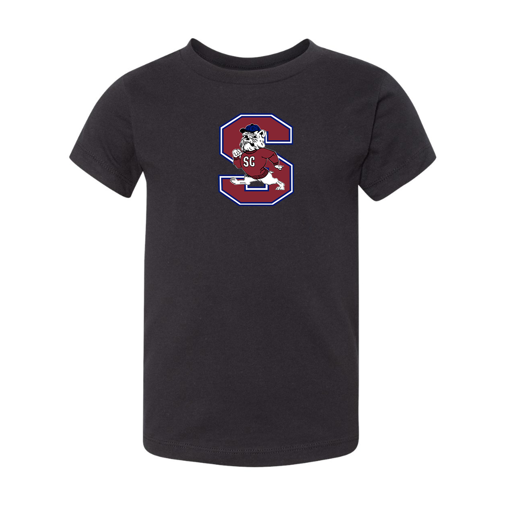 South Carolina State Bulldogs Logo BELLA  CANVAS Toddler Jersey Tee