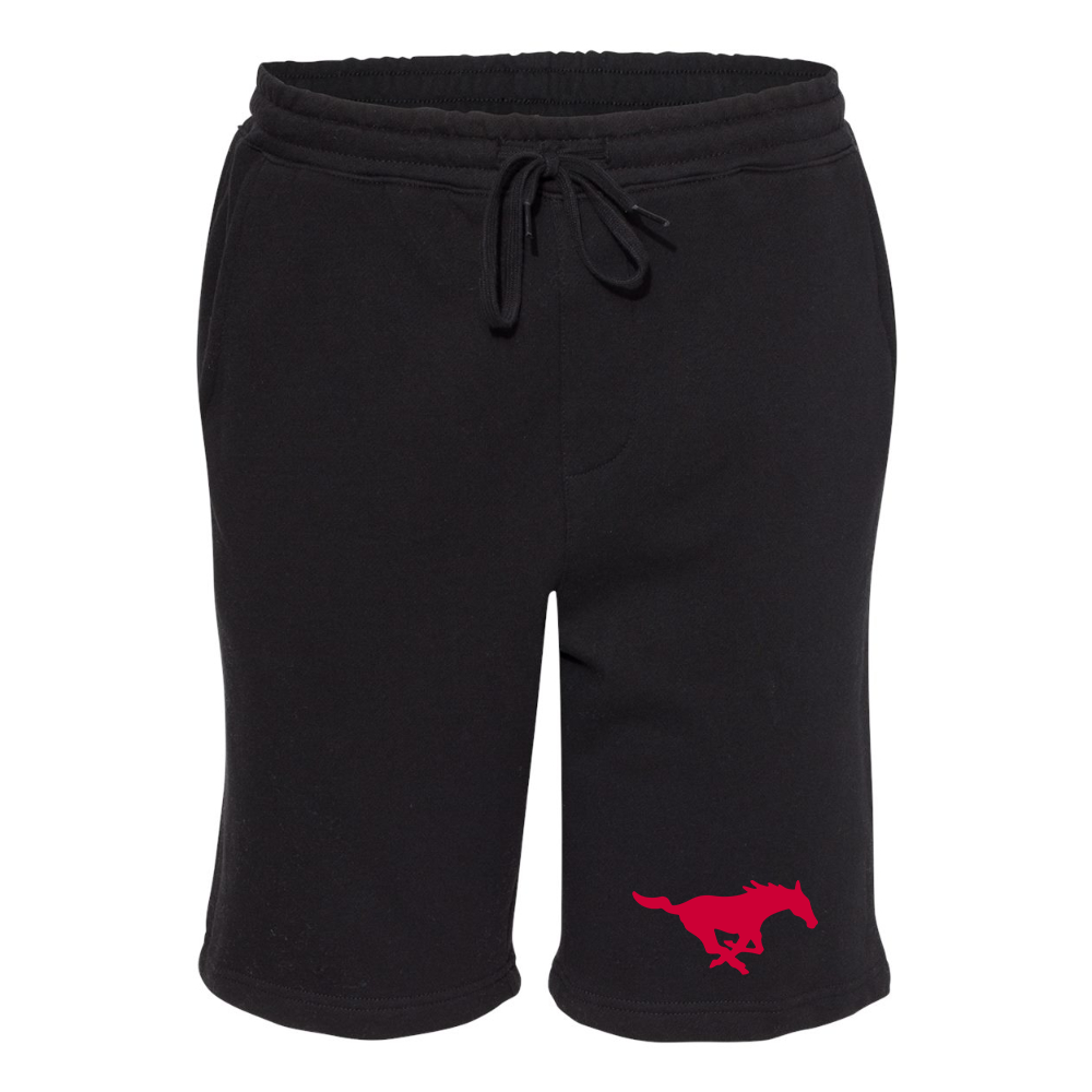 Men's SMU Mustangs Logo Independent Trading Co Midweight Fleece Shorts
