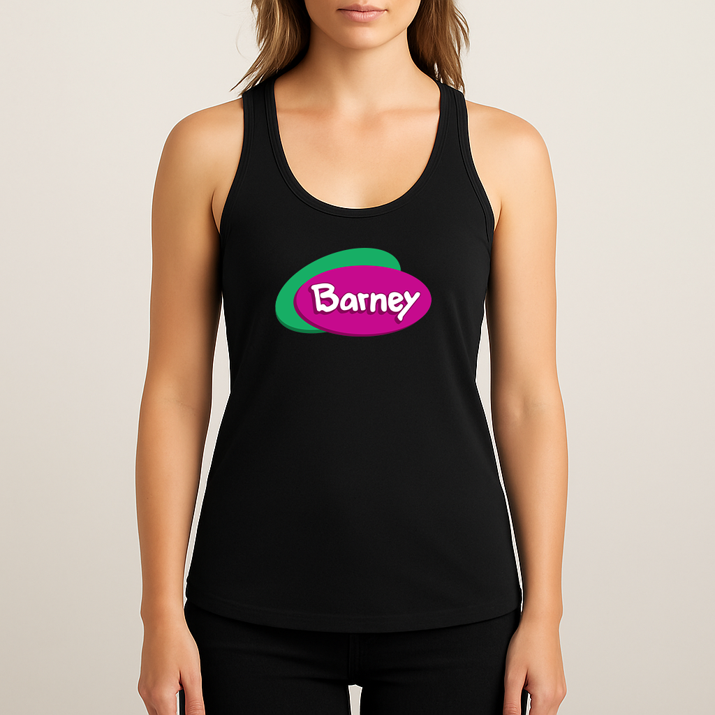 Women's Barney Show Racerback Tank Top