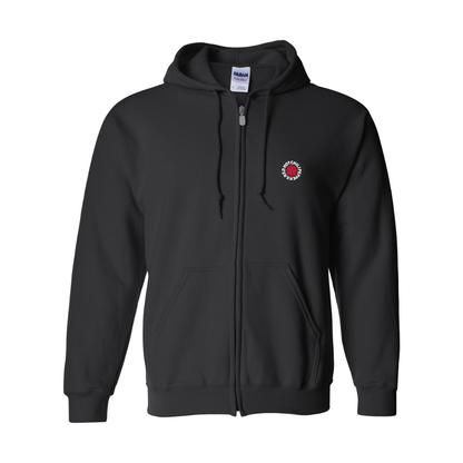 Men's Texaco Logo Gildan  Heavy Blend Full Zip Hooded Sweatshirt
