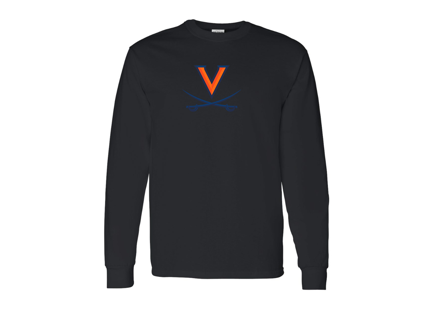 Men's Virginia Cavaliers Gildan Heavy Cotton Long Sleeve T-Shirt