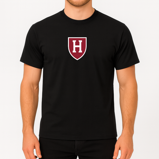 Men's Harvard Crimson Logo Cotton T-Shirt
