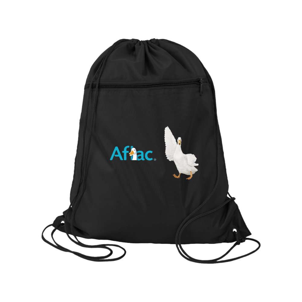 Aflac Logo and Duck Q-Tees - Polyester Cinchpack