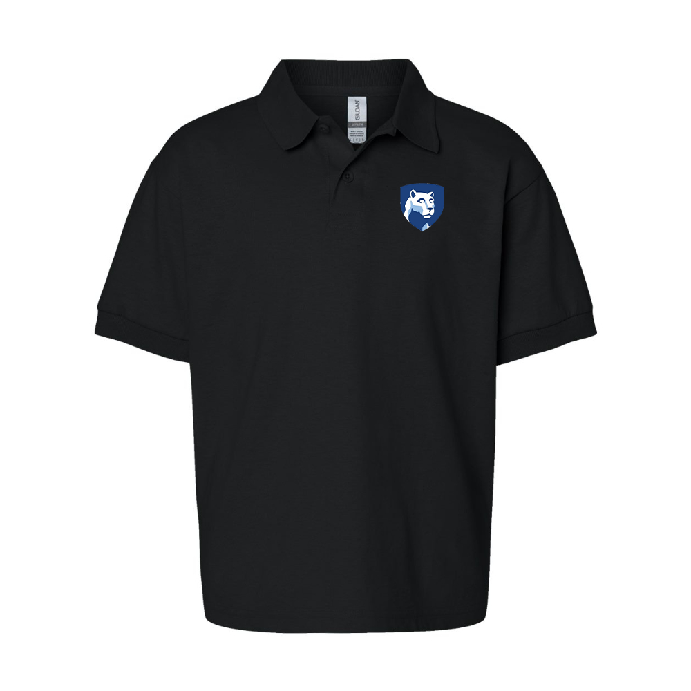 Youth Penn State Symbol Gildan Dry Blend Jersey Polo
