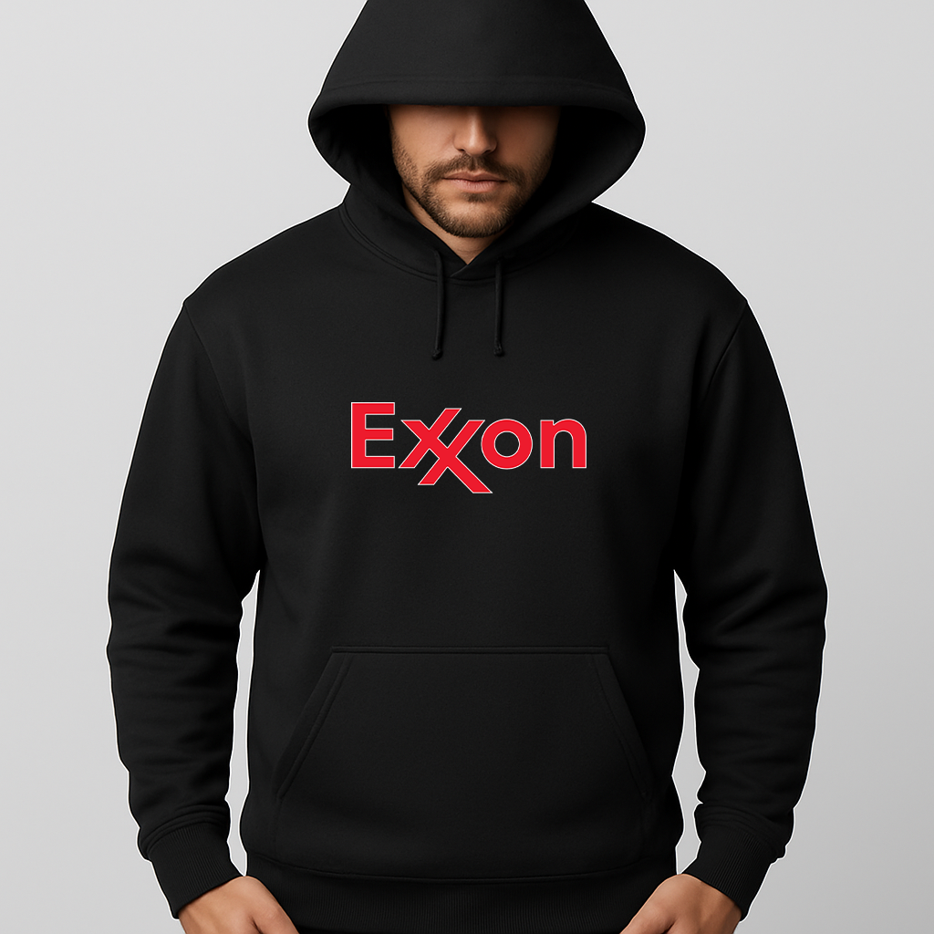 Men's Exxon Gas Station  Pullover Hoodie