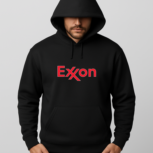 Men's Exxon Gas Station  Pullover Hoodie