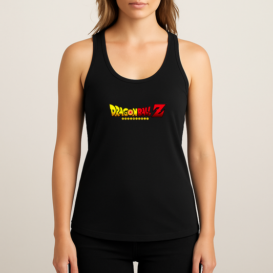 Women's Dragon Ball Z Title Racerback Tank Top