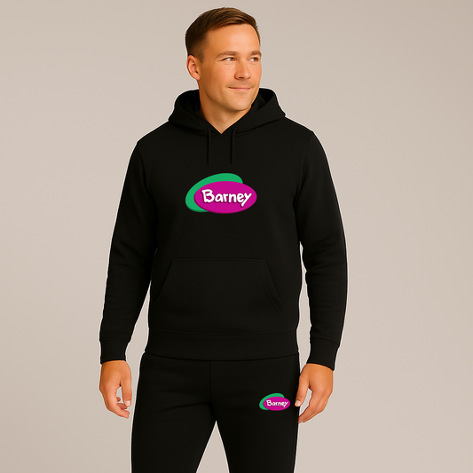 Men's Barney Show Hoodie Joggers Set