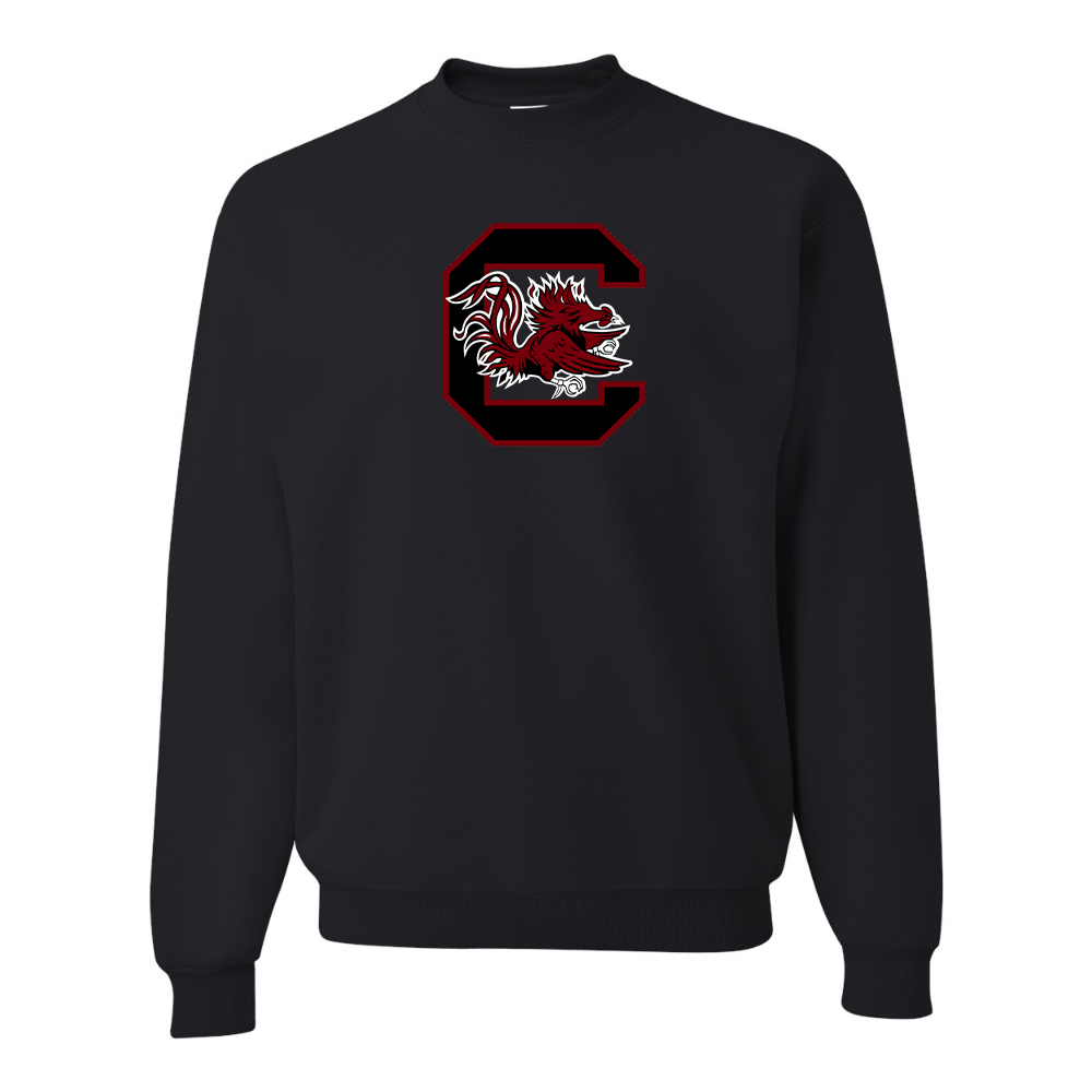 Men's South Carolina Gamecocks Logo  JERZEES NuBlend Crewneck Sweatshirt