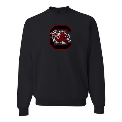 Men's South Carolina Gamecocks Logo  JERZEES NuBlend Crewneck Sweatshirt