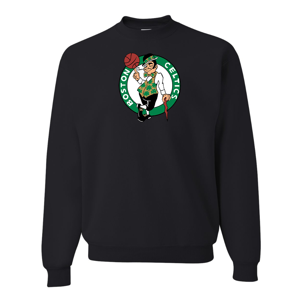 Men's Boston Celtics Logo  JERZEES NuBlend Crewneck Sweatshirt