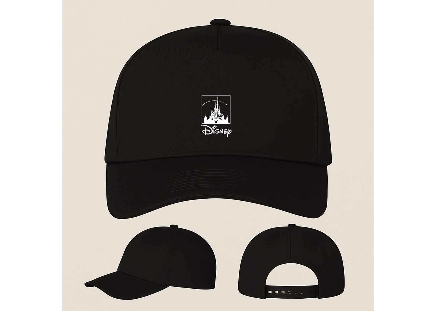 Walt Disney Cartoon Five Panel Twill Snapback Cap