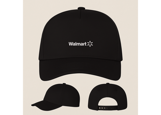 Walmart Logo Five Panel Twill Snapback Cap