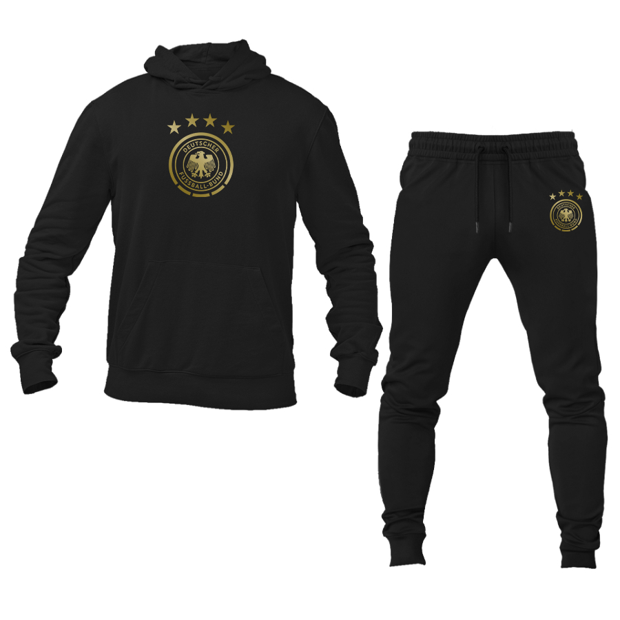 Men's Germany Soccer Logo Hoodie Joggers Set