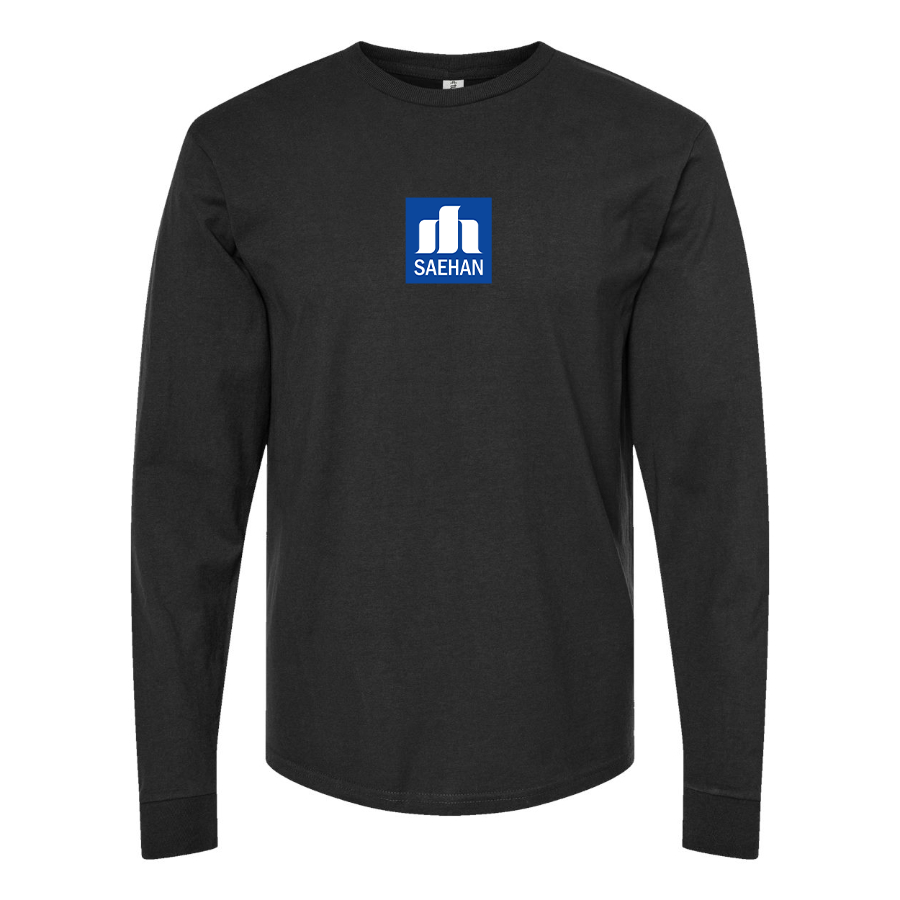 Men's Saehan Motors Logo Long Sleeve T-Shirt