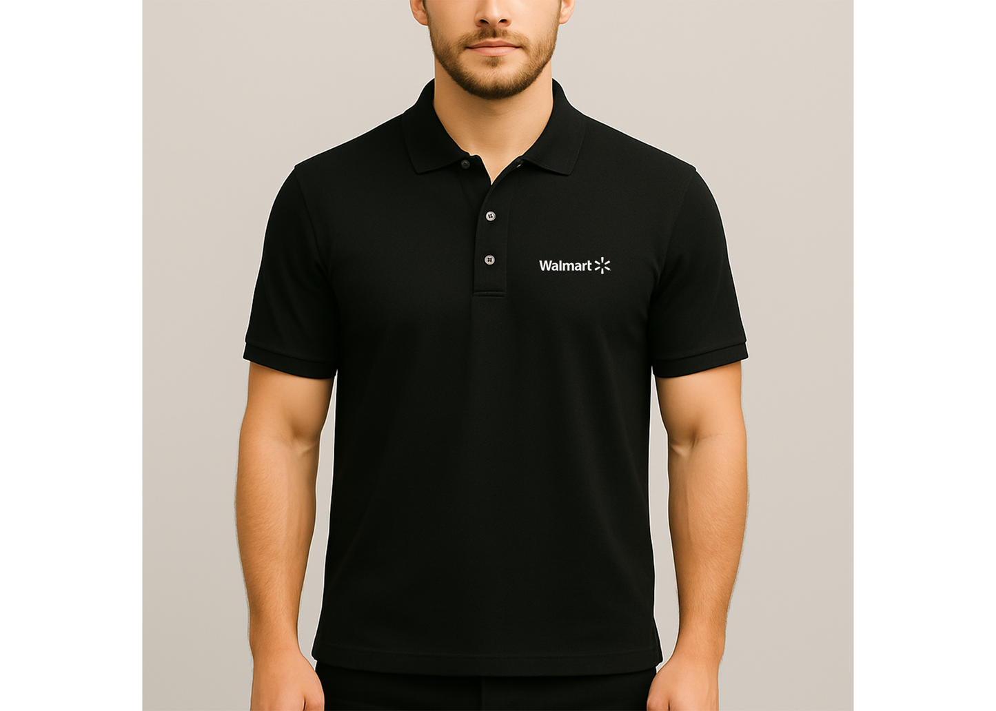 Men's Walmart Logo Dry Blend Polo