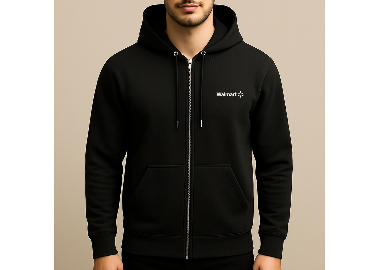 Men's Walmart Logo Zipper Hoodie