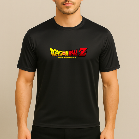 Men's Dragon Ball Z Title Polyester T-Shirt