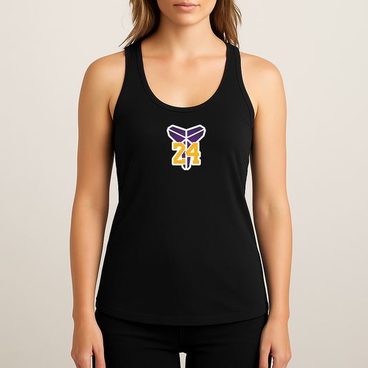 Women's Kobe Bryant Mamba 24 Racerback Tank Top