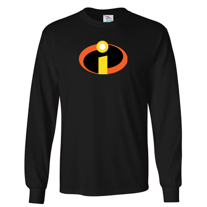 Men's The Incredibles Cartoon Long Sleeve T-Shirt