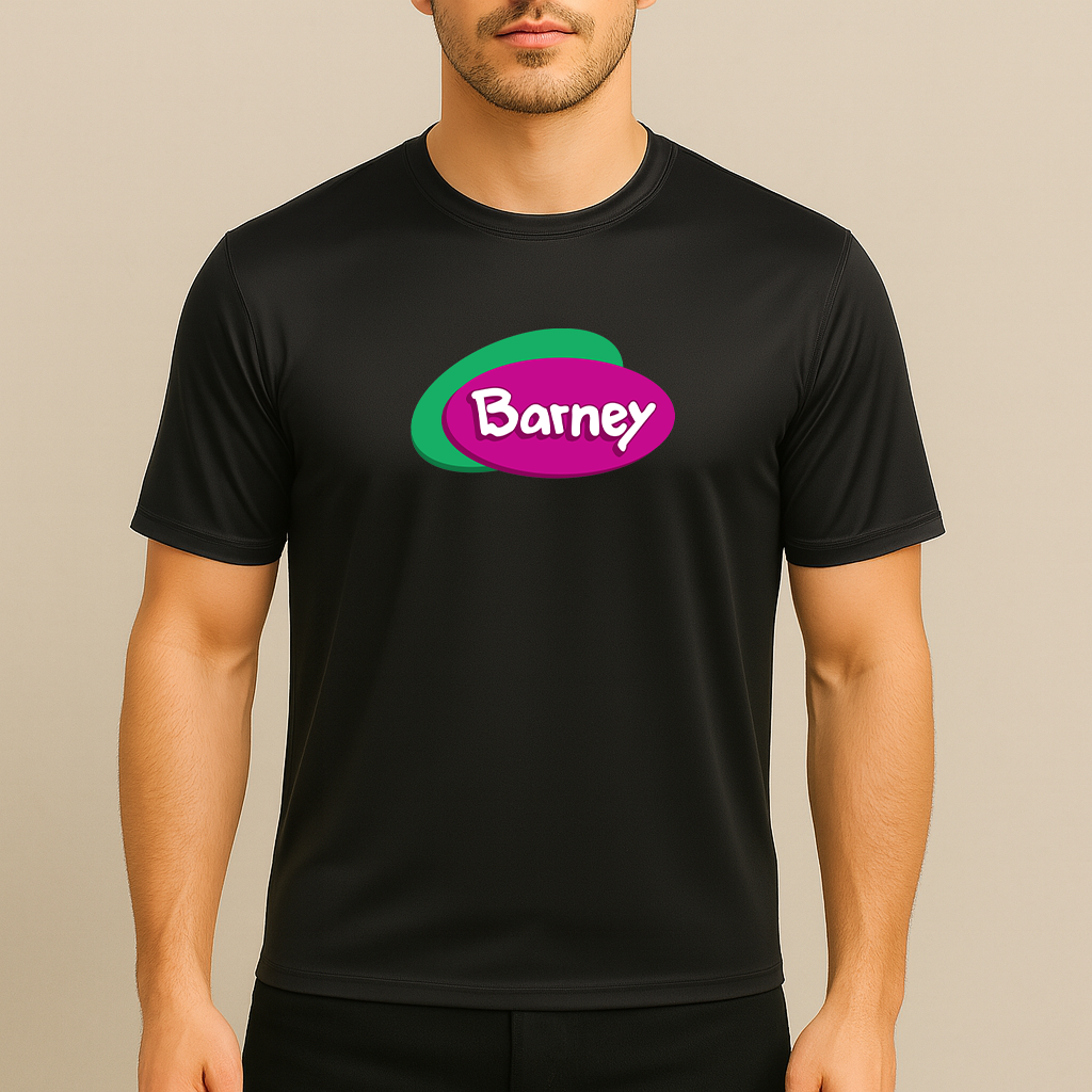 Men's Barney Show Polyester T-Shirt