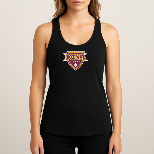 Women's Iona Gaels Logo Next Level Ideal Racerback Tank