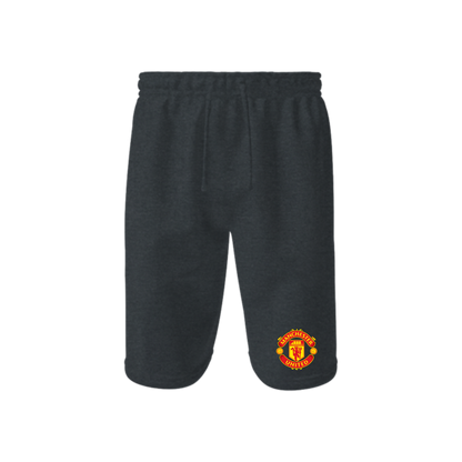 Men's Manchester United Soccer Athletic Fleece Shorts