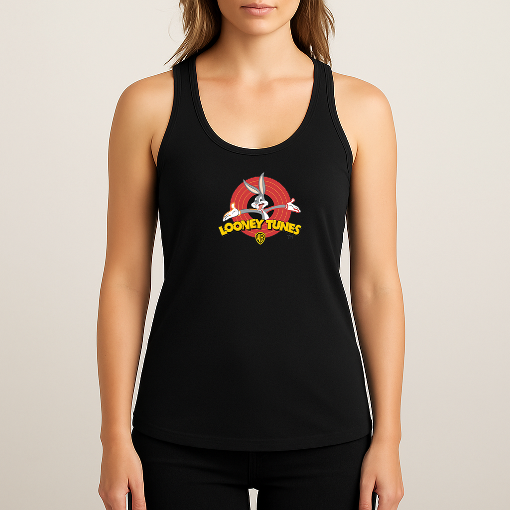 Women's Looney Tunes Warner Brothers Cartoon Racerback Tank Top