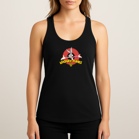 Women's Looney Tunes Warner Brothers Cartoon Racerback Tank Top