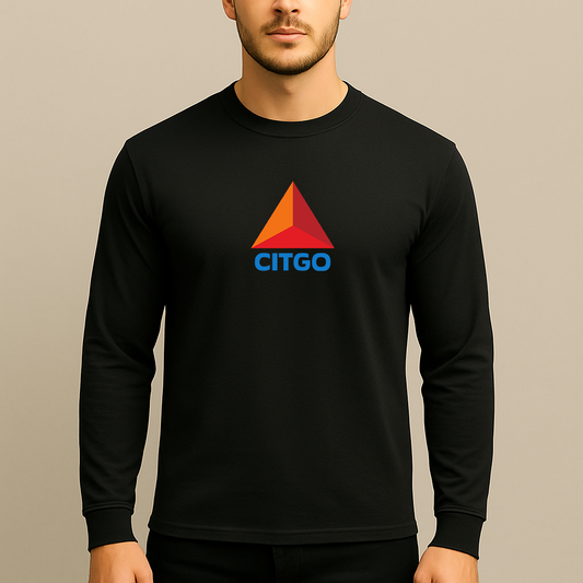 Men's Citgo Gas Station Long Sleeve T-Shirt