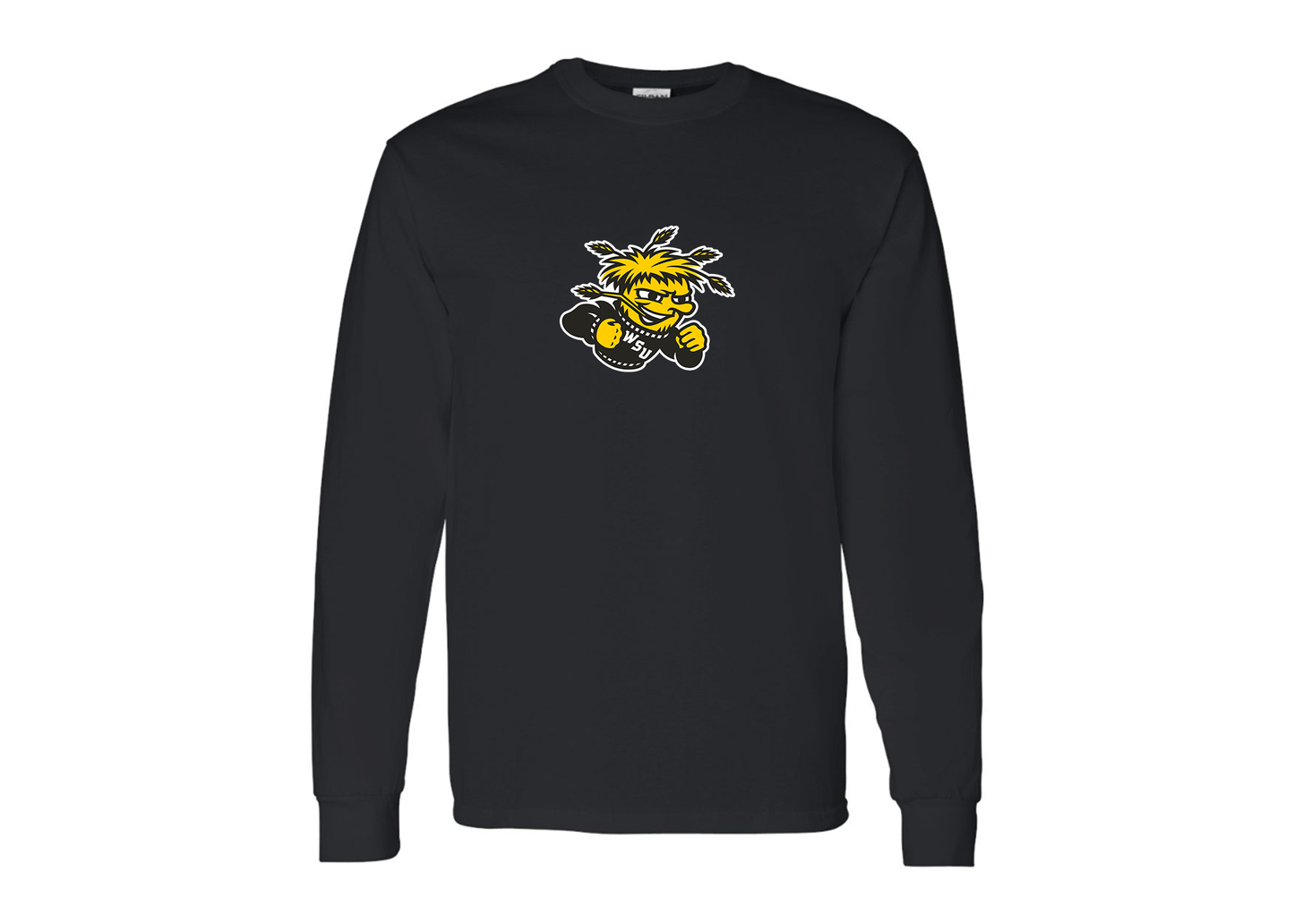 Men's Wichita State Shockers Gildan Heavy Cotton Long Sleeve T-Shirt