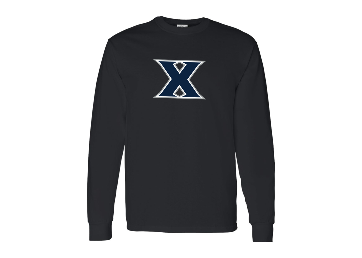 Men's Xavier Musketeers Gildan Heavy Cotton Long Sleeve T-Shirt