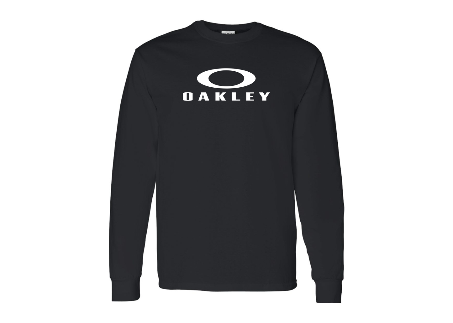 Men's Oakley Logo Gildan Heavy Cotton Long Sleeve T-Shirt
