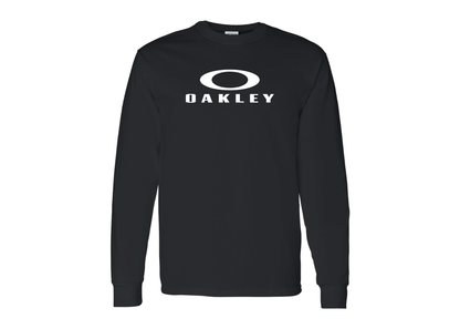 Men's Oakley Logo Gildan Heavy Cotton Long Sleeve T-Shirt
