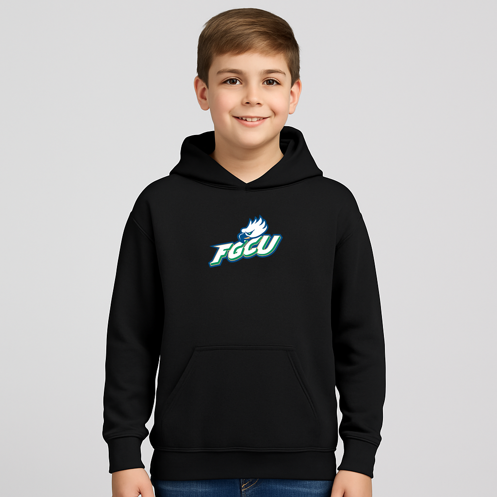 Youth Florida Gulf Coast Eagles Logo Pullover Hoodie
