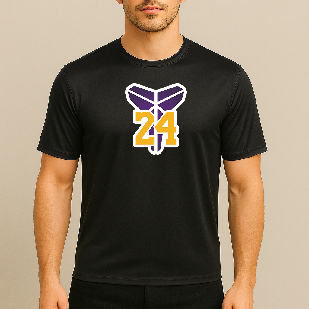 Men's Kobe Bryant Mamba 24 Polyester T-Shirt