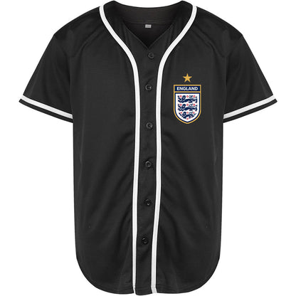 Men's England National Soccer Team Baseball Jersey