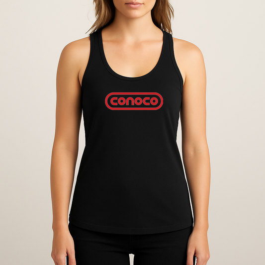 Women's Conoco Gas Station Racerback Tank Top
