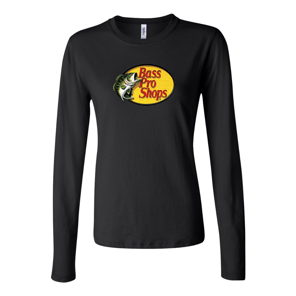 BELLA CANVAS Women’s Bass Pro Shops Logo Jersey Long Sleeve Tee